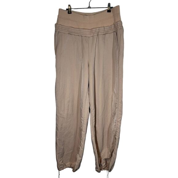 Dion Lee Double Waistband Nylon Track Pants Beige Tan 8 / 10 / Large - Picture 5 of 16